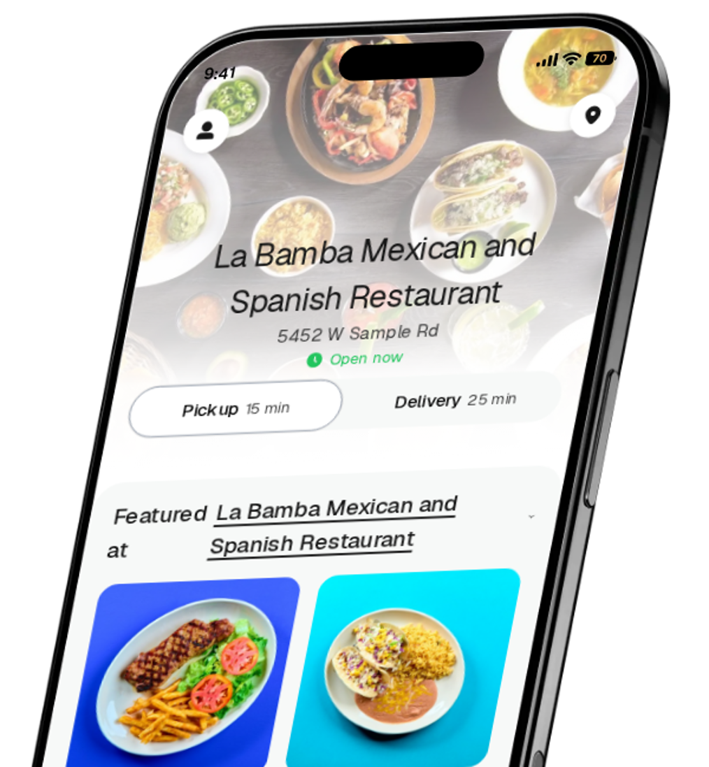 La Bamba Mexican and Spanish Restaurant app preview