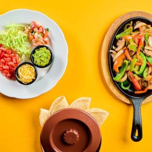 Vegetable Fajitas.