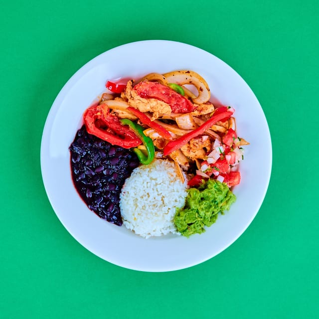Fajita Bowl W/ Chicken.