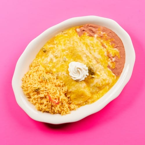 Cheese Enchilada Dinner.