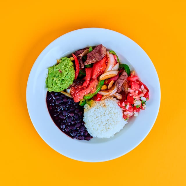 Fajita Bowl W/ Steak.