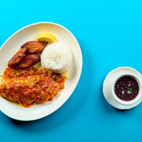 Snapper a La Veracruzana.