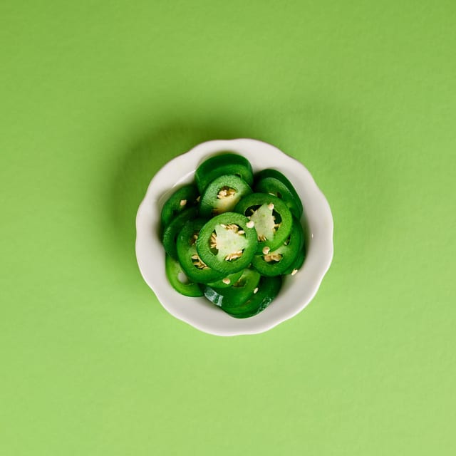 Fresh Jalapeños.