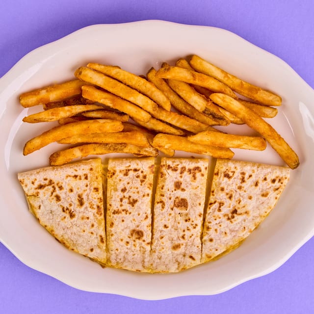 Kid's Cheese Quesadilla.