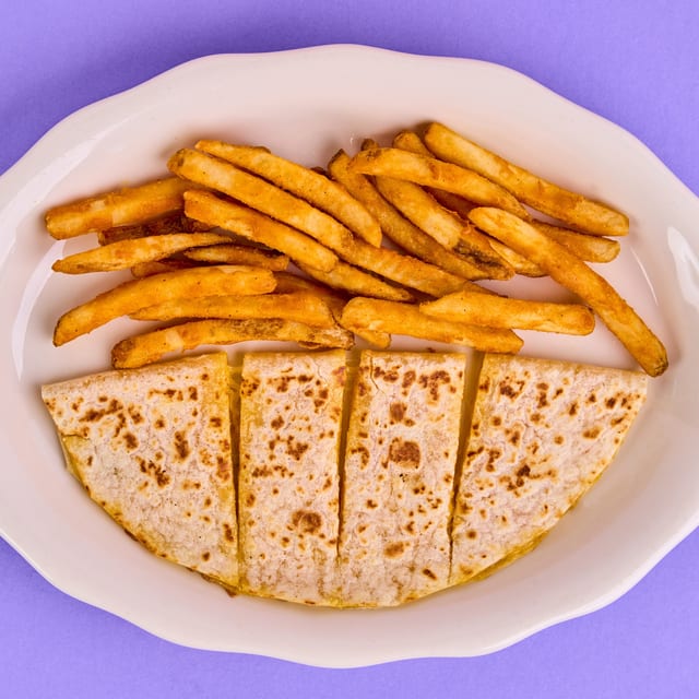 Kid's Cheese Quesadilla.