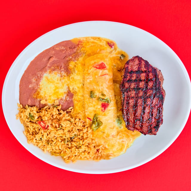 Top Sirloin & Cheese Enchilada.